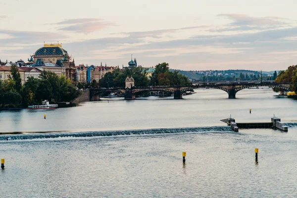 Prag Tschechien September 2015 Moldau Prag Die Moldau Ist Der — Stockfoto