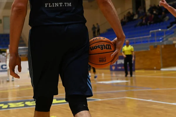 Kharkiv Ukraine Januari 2021 Basketmatchen Ukrainska Super League Sokoly Dnepr — Stockfoto