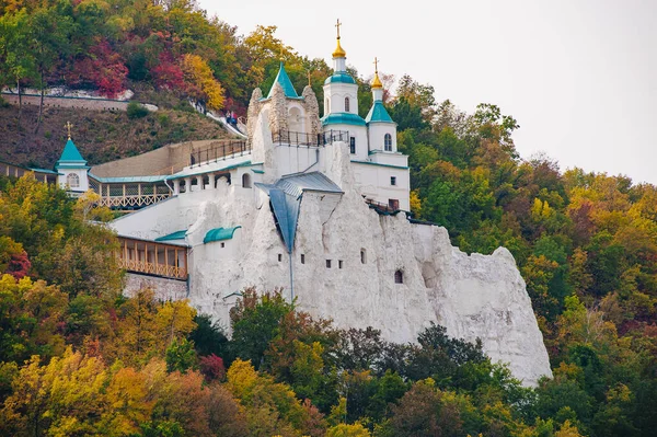 Monastero Ortodosso Della Chiesa Ortodossa Ucraina Nella Città Svyatogorsk — Foto Stock