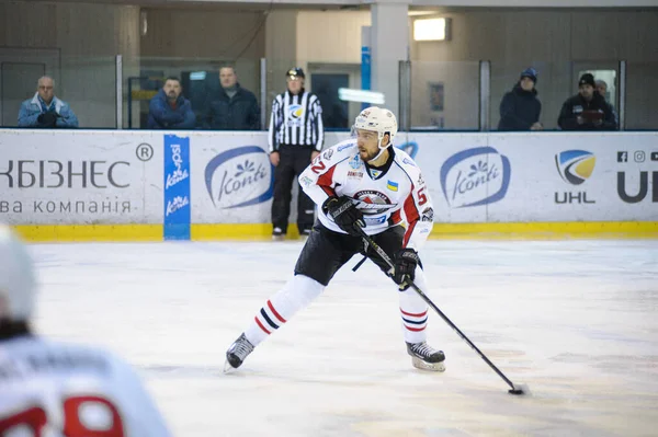 Kharkiv Ucraina Dicembre 2019 Partita Campionato Ucraino Hockey Dinamo Kharkiv — Foto Stock