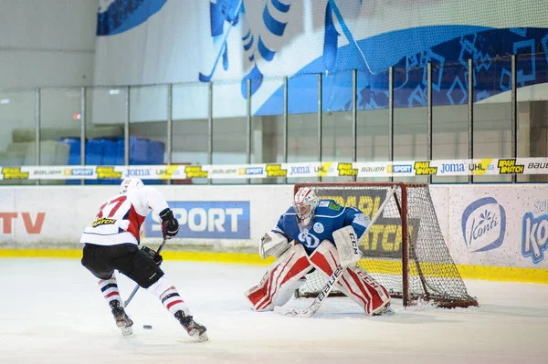 Kharkiv Ucrânia Dezembro 2019 Jogo Liga Ucraniana Hóquei Dinamo Kharkiv — Fotografia de Stock