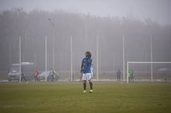 Kharkiv Ukraine Grudnia 2019 Alessandro Cortinovis Mecz U19 Mistrzów Ligi — Zdjęcie stockowe