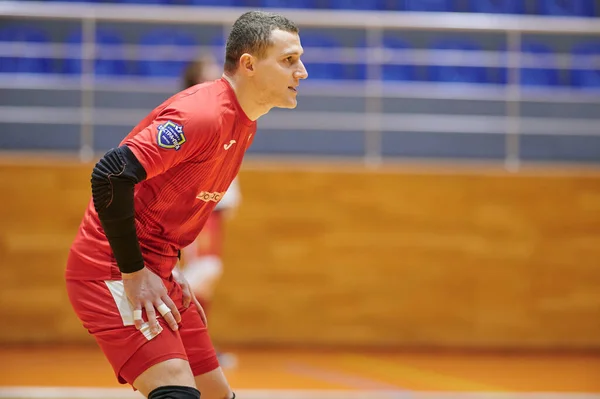 Kharkiv Ukraine Ianuarie 2021 Meciul Futsal Ucrainei Extraleague Viva Cup — Fotografie, imagine de stoc