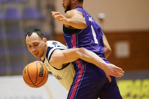 Kharkiv Ukraine January 2021 Basketball Match Ukrainian Super League Sokoly — Stock Photo, Image