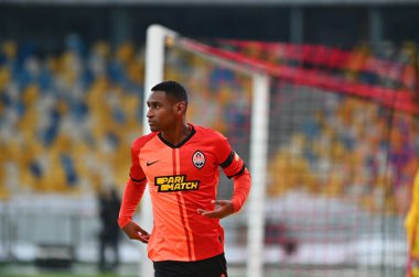 KYIV, UKRAINE - 21 Şubat 2021: Ukrayna Premiere Ligi FC Shakhtar - FC Ruh