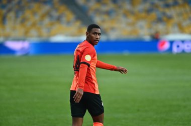 KYIV, UKRAINE - 21 Şubat 2021: Ukrayna Premiere Ligi FC Shakhtar - FC Ruh