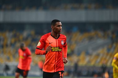 KYIV, UKRAINE - 21 Şubat 2021: Ukrayna Premiere Ligi FC Shakhtar - FC Ruh