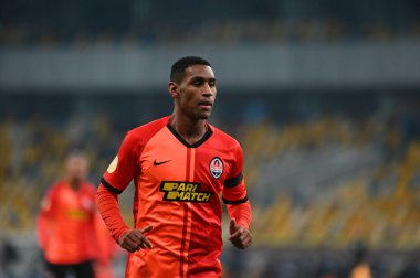 KYIV, UKRAINE - 21 Şubat 2021: Ukrayna Premiere Ligi FC Shakhtar - FC Ruh