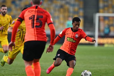KYIV, UKRAINE - 21 Şubat 2021: Marcos Antonio Ukrayna Premiere Ligi FC Shakhtar - FC Ruh