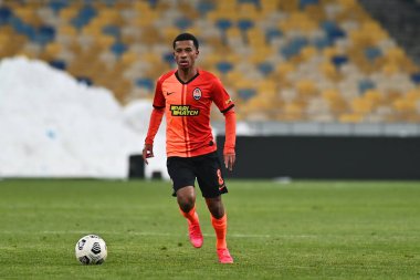 KYIV, UKRAINE - 21 Şubat 2021: Marcos Antonio Ukrayna Premiere Ligi FC Shakhtar - FC Ruh