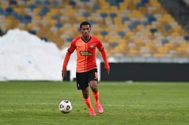 KYIV, UKRAINE - 21 Şubat 2021: Marcos Antonio Ukrayna Premiere Ligi FC Shakhtar - FC Ruh