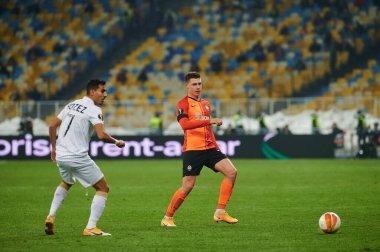 KYIV, UKRAINE - 25 Şubat 2021: UEFA Avrupa Ligi FC Shakhtar - Maccabi Tel Aviv FC