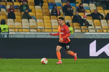 KYIV, UKRAINE - 25 Şubat 2021 UEFA Avrupa Ligi FC Shakhtar - Maccabi Tel Aviv FC