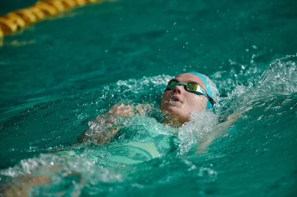 Kharkiv Ucrânia Março 2021 Campeonato Inverno Ucrânia Natação — Fotografia de Stock