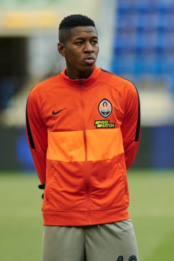 KHARKIV, UKRAINE - 21 Mart 2021: savunma oyuncusu Vitao (49), Ukrayna Premiere Ligi, FC Lviv vs FC Shakhtar Donetsk