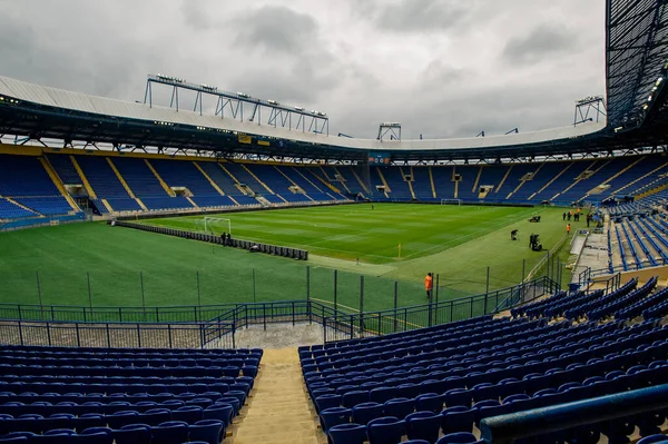 Kharkiv Ukraine Kwiecień 2021 Stadion Osk Metallist Pusty Stadion — Zdjęcie stockowe