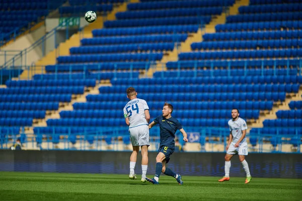 Kharkiv Ucrania Abril 2021 Partido Ucrania Liga Profesional Metal Mykolaiv — Foto de Stock