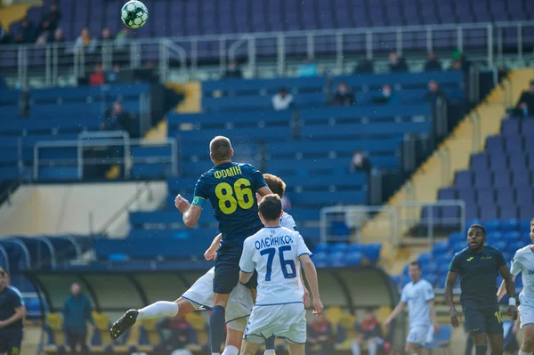 Kharkiv Ukraine April 2021 Match Ukraine Profesional League Metal Mykolaiv — Stock Photo, Image