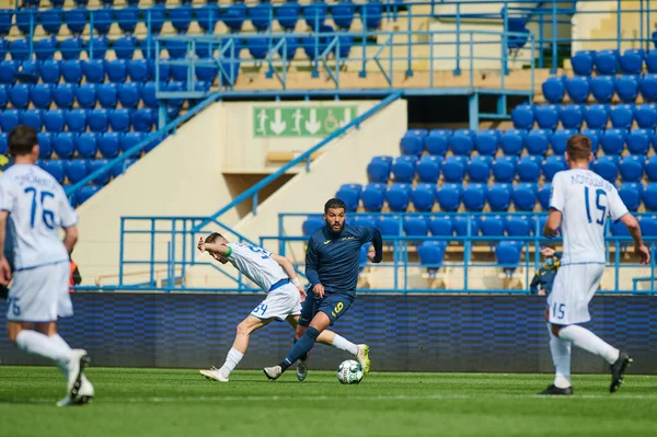 Kharkiv Ukraine エイプリル19 2021 ウクライナプロリーグFcメタルVs Fcミコライフ 2戦中のファレス バフル — ストック写真