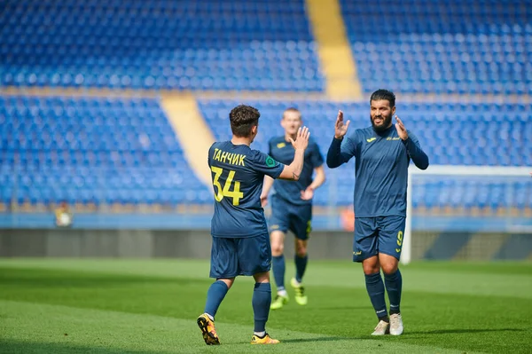 Kharkiv Ukraine Abril 2021 Fares Bahlouli Durante Jogo Ucrânia Profesional — Fotografia de Stock