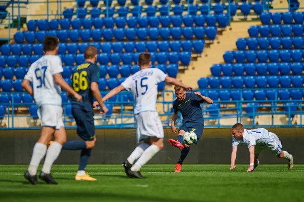 Kharkiv Ukraine Abril 2021 Fares Bahlouli Durante Jogo Ucrânia Profesional — Fotografia de Stock