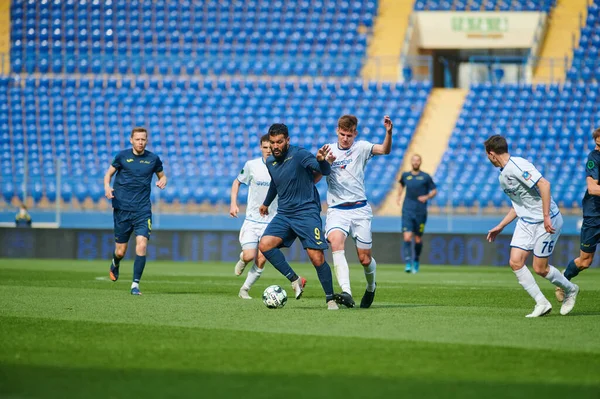 Kharkiv Ukraine Abril 2021 Fares Bahlouli Durante Jogo Ucrânia Profesional — Fotografia de Stock