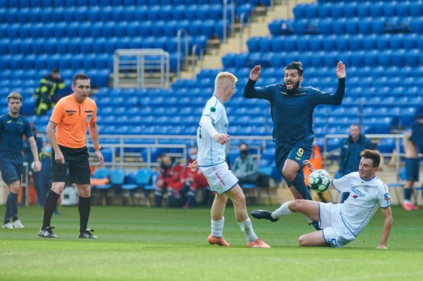 Kharkiv Ucrania Abril 2021 Tarifas Bahlouli Durante Partido Ucrania Liga —  Fotos de Stock