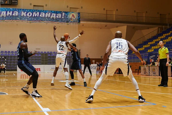 Kharkiv Ucrânia Maio 2021 Jogo Basquete Super Liga Ucraniana Sokoly — Fotografia de Stock