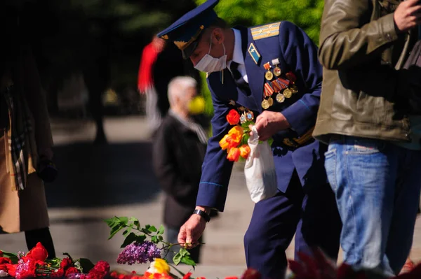 Kyiv Ukraine May 2015 胜利日The Victory Day 胜利公园The Victory Park — 图库照片