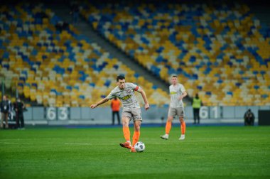 KYIV, UKRAINE - 6 Mayıs 2021 Ukrayna Premiere Ligi futbol maçı, FC Shakhtar Donetsk Minaj 'a karşı