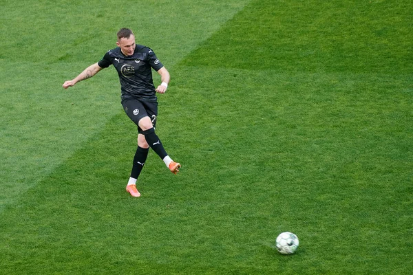 Kharkiv Ucrânia Maio 2021 Jogo Futebol Pfl Metalist 1925 Veres — Fotografia de Stock