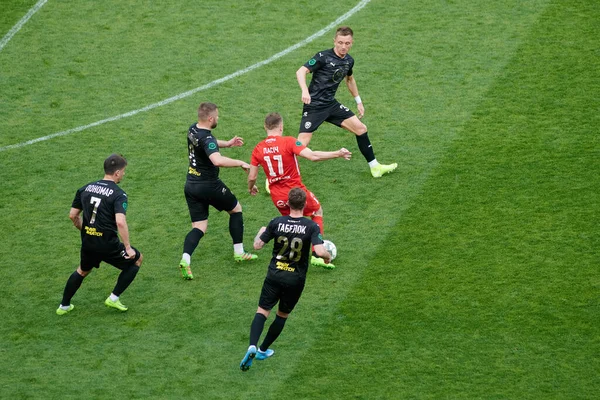 Kharkiv Ucrania Mayo 2021 Partido Fútbol Pfl Metalist 1925 Veres —  Fotos de Stock