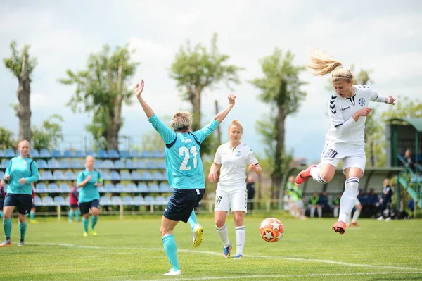 Kharkiv Ucrania Mayo 2021 Hanna Voronina Partido Fútbol Copa Ucrania — Foto de Stock