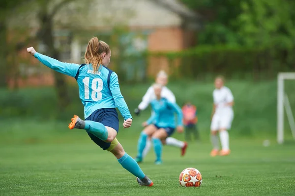 Kharkiv Ucrania Mayo 2021 Partido Fútbol Copa Ucrania Zhitlobud Mariupol —  Fotos de Stock