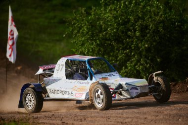 Kharkiv, Ukrayna - 21 Mayıs 2021: Oto yarışı Ukrayna Şampiyonası