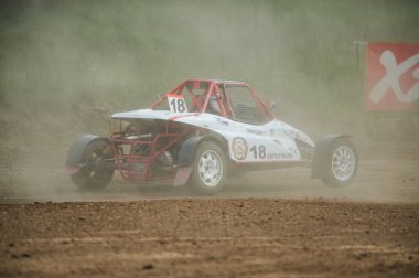 Kharkiv, Ukrayna - 22 Mayıs 2021: Ukrayna Otomobil Yarışı Şampiyonası