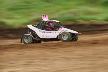 Kharkiv, Ukrayna - 22 Mayıs 2021: Ukrayna Otomobil Yarışı Şampiyonası