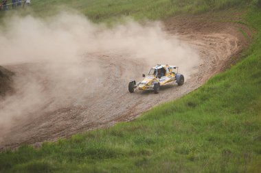 Kharkiv, Ukrayna - 22 Mayıs 2021: Ukrayna Otomobil Yarışı Şampiyonası