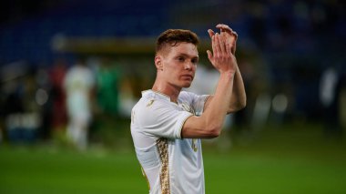 Kharkiv, Ukrayna - 23 Mayıs 2021: Viktor Tsygankov. Futbol dostu maç Ukrayna Bahreyn 'e karşı