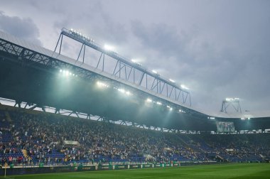 Kharkiv, Ukrayna - 29 Mayıs 2021: Ukrayna PFL FC Metal Krivbass 'a karşı futbol maçı
