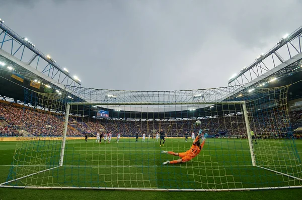 Kharkiv Ukraine May 2021 Football Match Ukrainian Pfl Metal Krivbass — Stock Photo, Image