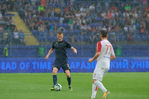 Kharkiv Ucrânia Maio 2021 Jogo Futebol Ucraniana Pfl Metal Krivbass — Fotografia de Stock