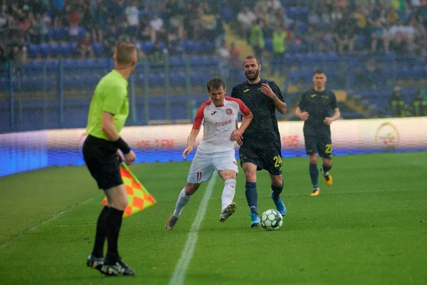 Kharkiv Ucraina Maggio 2021 Partita Calcio Dell Ucraino Pfl Metal — Foto Stock