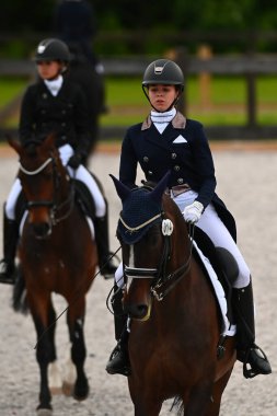 Kharkiv, Ukrayna - 4 Haziran 2021: Fei Dressage Dünya Kupası Kharkiv 2021