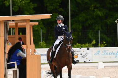 Kharkiv, Ukrayna - 4 Haziran 2021: Fei Dressage Dünya Kupası Kharkiv 2021