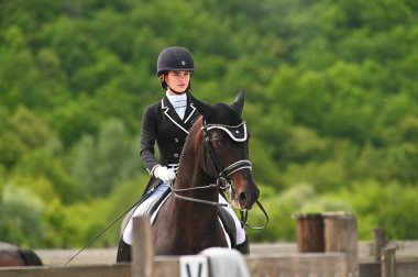 Kharkiv, Ukrayna - 4 Haziran 2021: Fei Dressage Dünya Kupası Kharkiv 2021