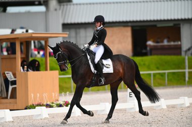 Kharkiv, Ukrayna - 4 Haziran 2021: Fei Dressage Dünya Kupası Kharkiv 2021