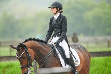 Kharkiv, Ukrayna - 5 Haziran 2021: FEI Dressage Dünya Kupası Kharkiv 2021