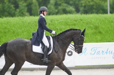 Kharkiv, Ukrayna - 5 Haziran 2021: FEI Dressage Dünya Kupası Kharkiv 2021