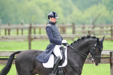 Kharkiv, Ukrayna - 5 Haziran 2021: FEI Dressage Dünya Kupası Kharkiv 2021